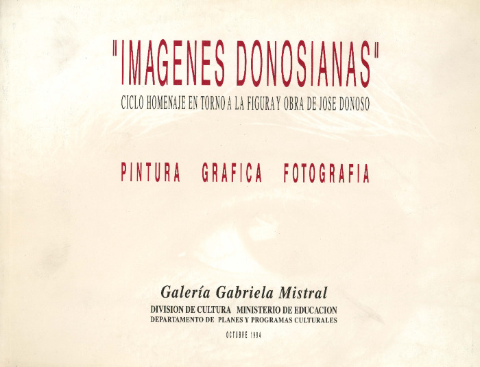 Catálogo de la exposición Imagenes Donosianas
