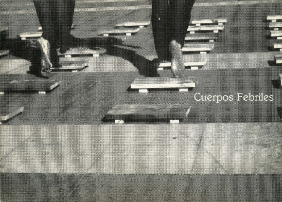 Postal Cuerpos Febriles, danza contemporánea 