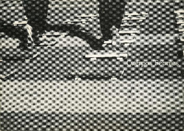 Postal Cuerpos Febriles, danza contemporánea 