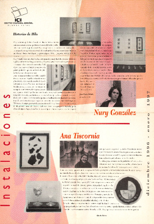 Instalaciones de Nury González y Ana Tiscornia