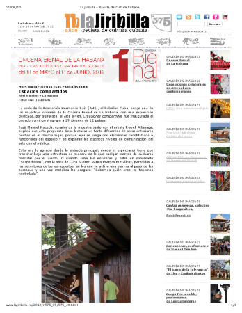 La Jiribilla - Revista de Cultura Cubana