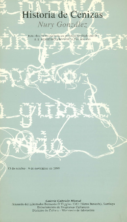 Desplegable exposición Historia de Cenizas