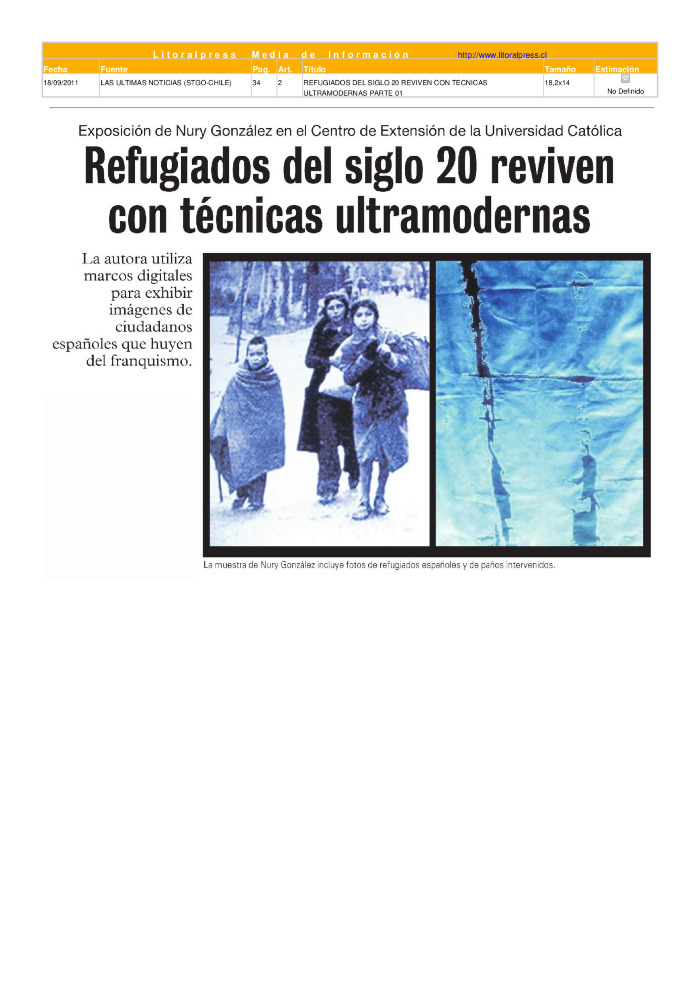 Refugiados del siglo 20 reviven con técnicas ultramodernas