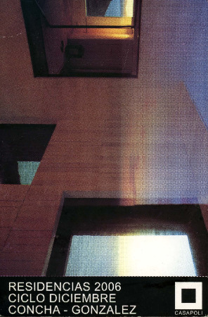 Invitación Residencias 2006 Ciclo Diciembre Concha - González