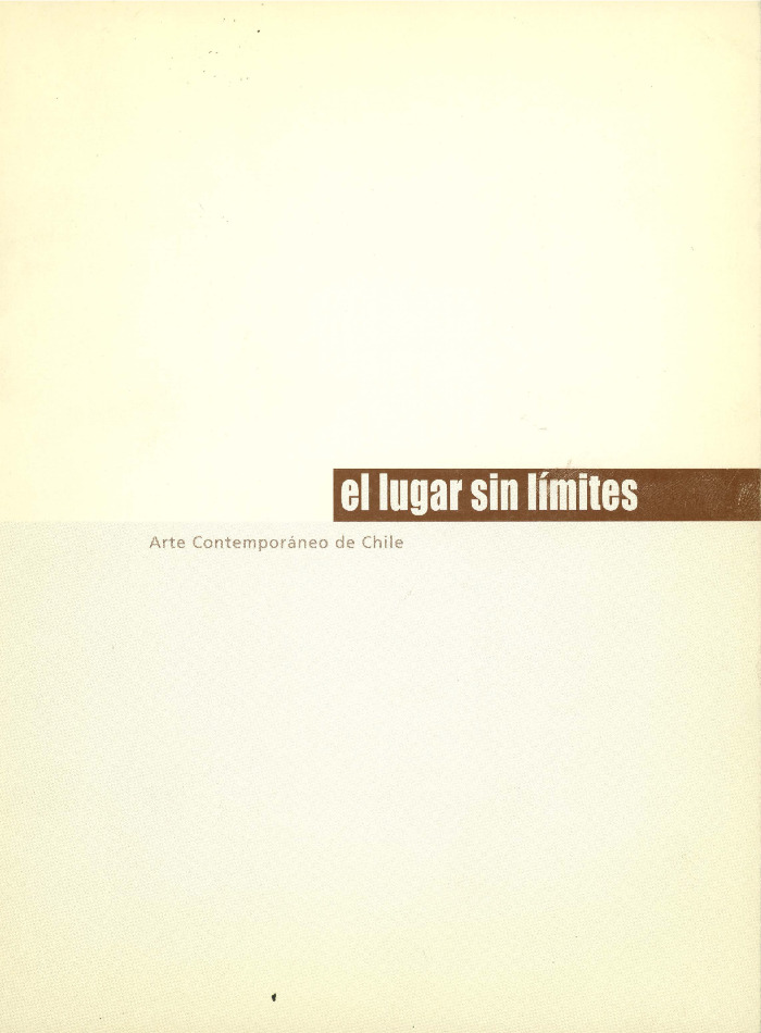 Catálogo exposición El lugar sin límites