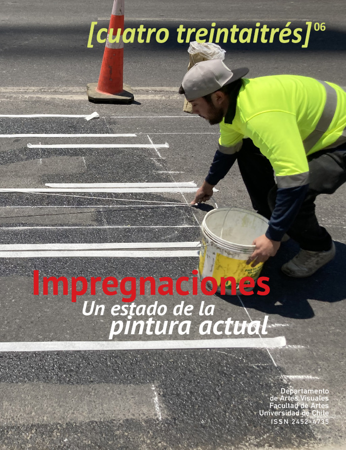 Revista Cuatro Treintaitrés. Impregnaciones, un estado de la pintura actual