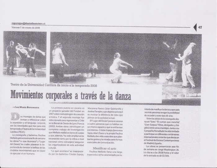 Movimientos corporales a través de la danza