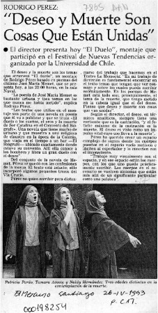 Deseo y muerte son cosas que están unidas