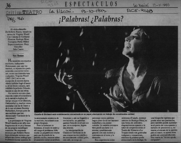 ¡Palabras! ¿Palabras?