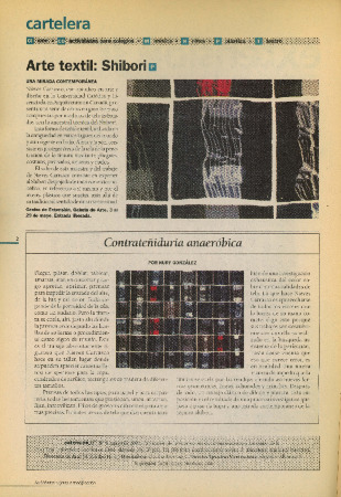 Extensión UC, Contrateñiduría anaeróbica