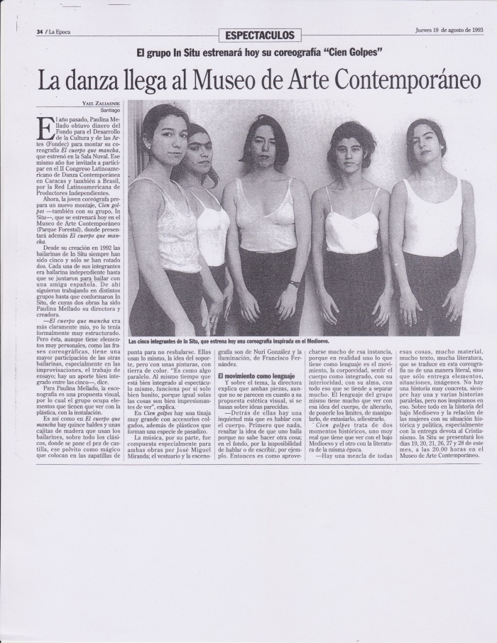 La danza llega al Museo de Arte Contemporáneo