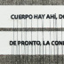 Serie Cuerpo Hay Ahí I, 2018