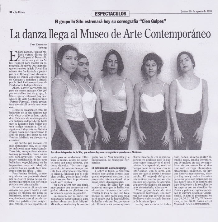La danza llega al Museo de Arte Contemporáneo