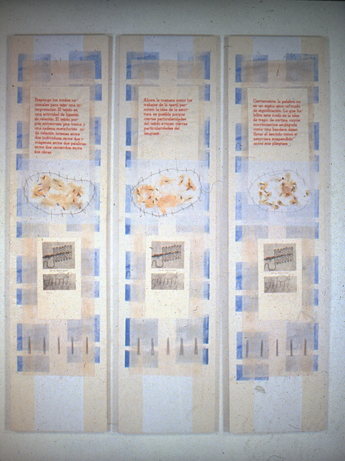 De la serie Tránsitos Cosidos